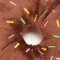 Juguete Interactivo Para Perros Donut Masticable Con Sonido Squeaky Juguetes De Peluche Para Mascotas Alimentos Para Mascotas - details 5