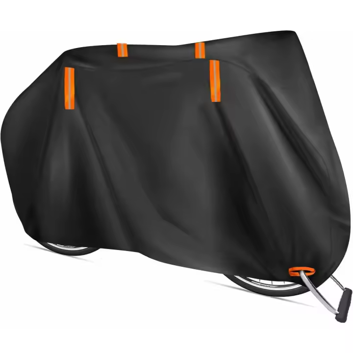Funda Bicicleta Exterior Impermeable Funda para Bicicleta Grande Funda Moto Negro Accesorios Bicicleta con Bolsa de Almacenamiento - 1