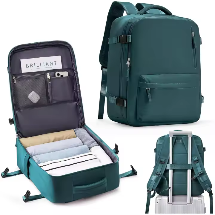 Mochila Viaje Cabina Avion 40x20x25 Mujer Ryanair Maletas de Viaje Cabina 45x36x20 Easyjet Avion Bolso de viaje Hombre Equipaje de Mano Mochila Travel Backpack Mochila para Portatil Impermeable - 1