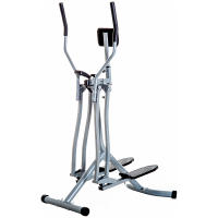 HOMCOM Bicicleta Elíptica Máquina de Step Ajustable con Pantalla Carga 110 kg Air Walker para Entrenamiento Cintura Caderas Piernas en Casa Oficina 96x60x152 cm Gris - details 0