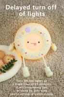 Lámpara De Noche En Forma De Donut Lindo 1PC Luz LED De Silicona Portátil Dimmer Recargable Accesorio De Escritorio Para Dormitorio - details 6
