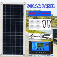Kit De Panel Solar 1000W Con Inversor 12V Controlador De Batería 10A 60A Para Camping Caravana RV Casa Móvil Al Aire Libre - details 0