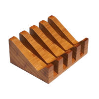 Soporte Para Jabón De Madera Para Baño Y Cocina Bandeja Para Fregadero Accesorios De Baño Decoración Creativa Tamaño 8.9cmx7cmx4cm - details 2