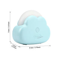 Luz Nocturna De Nube Creativa Blanca Y Azul Para Dormitorio Y Niños Luz LED Mini USB Sin Cable Forma De Nube Adorable Regalo Original Con Batería Incluida - details 9