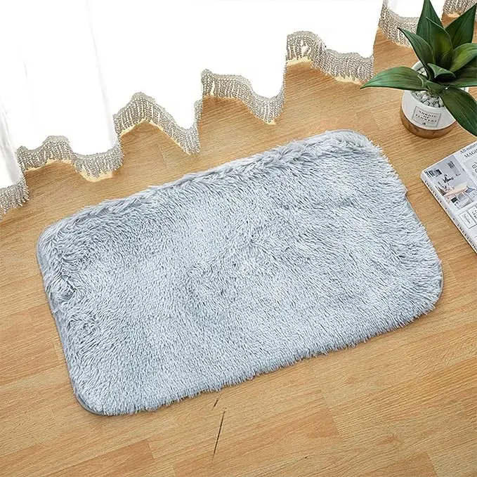 TODOBIEN STORE - Alfombra Decorativa de Pelo Largo Extra Suave -Alfombra Antideslizante para Salón Dormitorio Rectangular (40X60CM,50X80CM,50X120CM) - 1