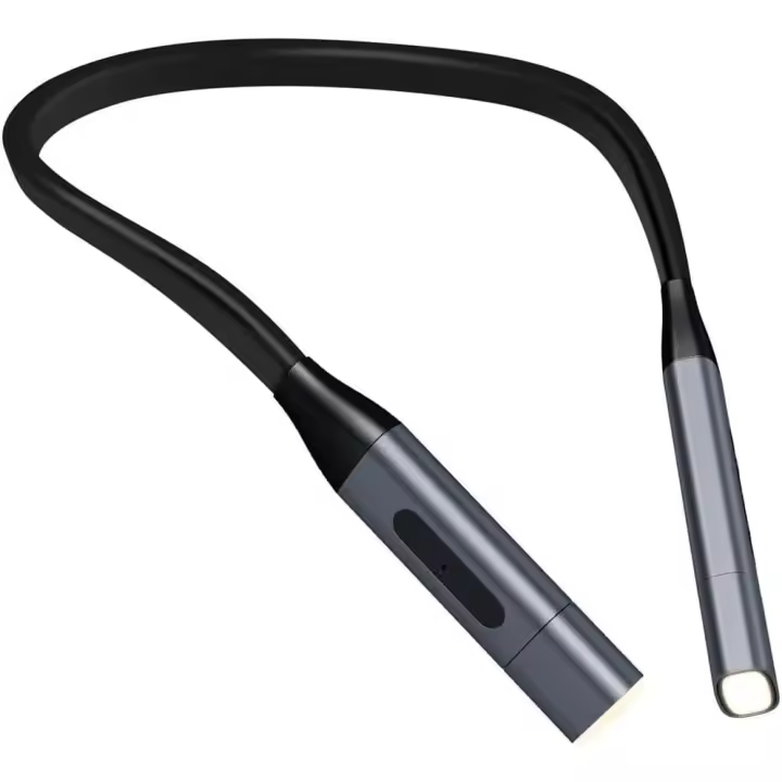 Luz de Lectura LED Recargable por USB, Luz Nocturna - Protege Los Ojos, Brazo Flexible y Claro - 1
