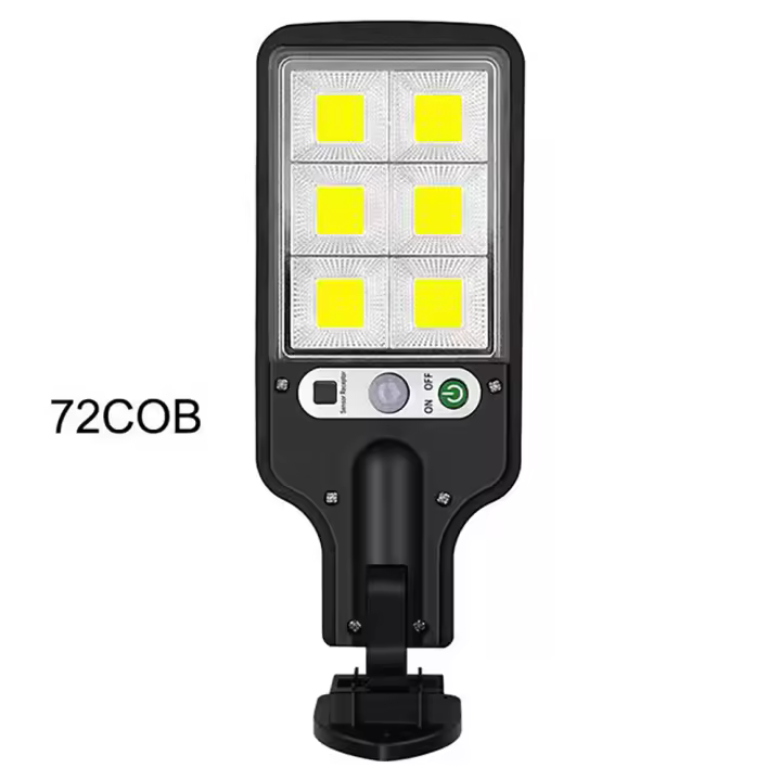 Luz De Pared LED Solar Exterior Impermeable Con Inducción Por Movimiento Para Jardín Terraza Garage Courtyard Iluminación De Calle 3 Modos - 1