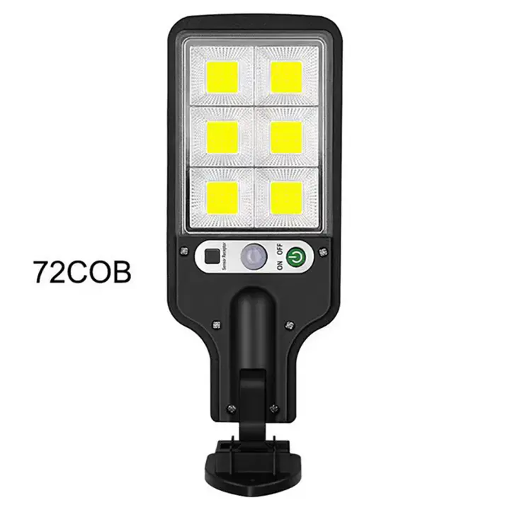 Luz De Pared LED Solar Exterior Impermeable Con Inducción Por Movimiento Para Jardín Terraza Garage Courtyard Iluminación De Calle 3 Modos - 1