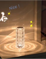 Lámpara De Ambiente LED Cristal Recargable USB Para Decoración De Habitación Fiesta Cena Dormitorio Luz Nocturna - details 4