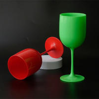Vajilla De Fiesta Reutilizable De Plástico PP Flutes De Champán Vidrio Para Vino Lavable En Lavavajillas Suministros De Vino - details 3