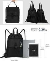 Mochila de cuerda Bolsa de cuerda impermeable Bolsa de malla para exteriores con conector para auriculares USB - details 0