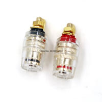 Conector De Amplificador De Bajo 8pcs/set Post De Terminal Para Altavoces Con Socket De Plug De Plátano De 4mm Adaptador De Conexión De Alta Frecuencia - details 4