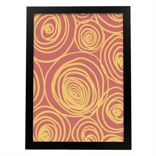 Nacnic Arte De Giro Lamina - Cuadros Decorativos Estéticos - Sala De Estar, Dormitorio, Hogar - 1