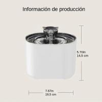 Fuente De Agua Para Gatos Con Filtro Y Bomba Eléctrica USB Silenciosa Dispensador De Agua Para Mascotas Auto Recirculante Forma De Oreja De Gato - details 18