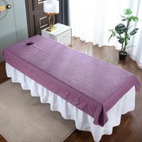 Sábanas De Belleza Para Salón De Cosméticos Y Masajes Tratamiento SPA Sábanas Suaves Para Mesa De Cama Con Agujero Material Poliéster/Celulosa Impresión De Plantas Para Adultos - details 4