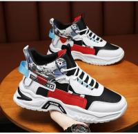 Zapatos Casuales Para Hombre Zapatillas De Moda Con Cordones Color Coordinado Comodidad Invierno Plataforma Antideslizante Tenis Gruesos - details 11
