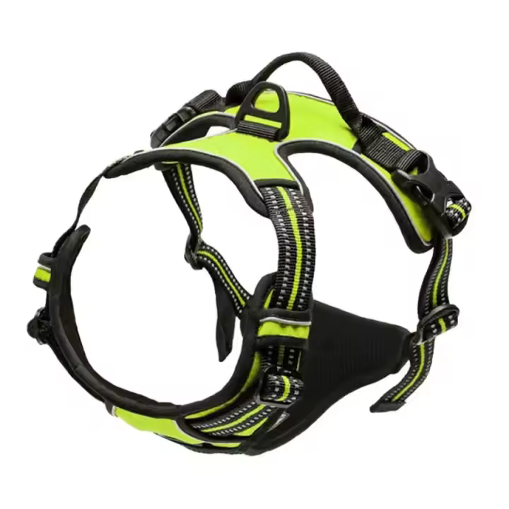Alforja Para Perro De Carga Frontal Con Reflejos Y Manija De Control Fácil Resistente Para Caminar Controlado En Noche Y Día - 1