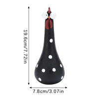Adornos De Resina De Cerca De Gallo Con Cuello Largo Para Decoración De Jardín Y Exterior Estatuillas De Hembra Silvestre Para Escritorio Del Despacho - details 6