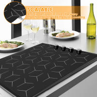 Protector De Cocina Inducción Resistente Al Calor Alfombrilla Antideslizante Cubierta Para Horno Moderno Silicona Rectangular - details 3