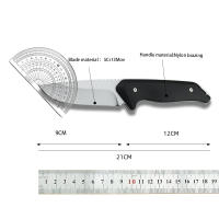 Cuchillo Fijo De Caza Military Rick Hinderer Flashpoint Con Hoja D2 Y Manillas G10 Herramienta Táctica Para Camping Y Sobrevivencia Con Funda - details 7
