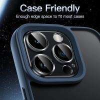 Protector De Lente De Cámara Para iPhone 16 pro Max 16 plus 15 14 pro 15 pro Max Cubierta De Titanio Gris Accesorios Para Teléfono Móvil - details 4