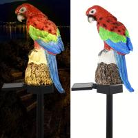 Statua De Pájaro Solar LED Para Jardín Impermeable Iluminación De Camino Paisaje Decorativo Luz De Piso Para Exterior - details 2