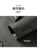 Chaleco De Negocios Casual Para Hombre Estilo Coreano Ajustado De Alta Calidad Moda Todas Las Estaciones Cierre Único Tamaño Regular - details 5