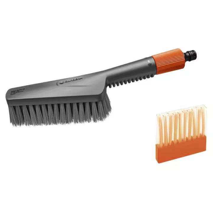 Gardena Juego De Cepillos De Limpieza De Cerdas Duras Cleansystem S - 1