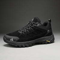 Zapatos De Senderismo Para Hombres HIKEUP De Cuero Suela De Goma Antideslizante Transpirables Malla Superior Tamaño 40-45 Color Negro Verde Caqui Gris - details 37