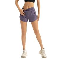 Los bolsos laterales anti-Exposición de los pantalones cortos de los Deportes de las mujeres a continuación los pantalones cortos de La yoga de la aptitud - details 0