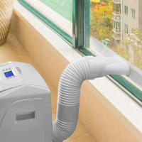 Kit De Ventilación Para Aire Acondicionado Universal Con Conector Ajustable Y Sellador De Ventana Tubo De Extensión De Ventilación De Aire Acondicionado VKTECH PVC Moderno - details 0