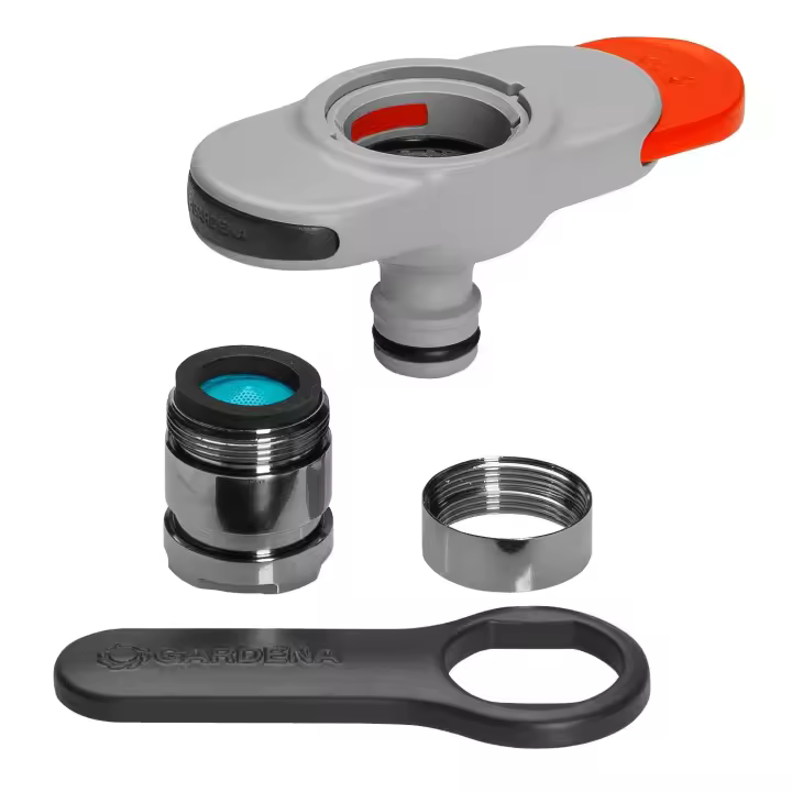 Adaptador para Grifo Interior Gardena - Fácil de Usar - Compatible con Grifos Convencionales - 1
