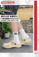 Sandalias De Verano Para Hombres Talla Grande Clogs De Lujo Mocasines De Jardín Casual Plataforma Bajo Tobillo Color Sólido - details 0