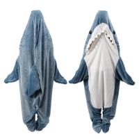 Manta De Buceo De Delfín Adulto Con Capucha Pijama De Peluche Caliente Divertido Homewear Manta De Invierno Pijama De Delfín - details 1