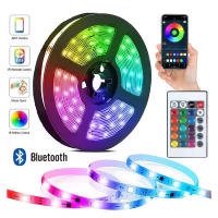 Tira De Luces LED Flexible USB 5V Con Control Remoto Bluetooth 24 Teclas RGB Para Decoración De Habitaciones Luz De Fondo Para TV - details 0
