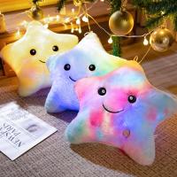 Juguete De Peluche Estrella LED Suave Almohada De Estrella Regalo De Cumpleaños Para Bebés Y Niños Decoración Del Hogar - details 3