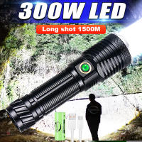 Linterna Recargable De Doble Fuente De Luz Nueva 500W LED Amarilla Potente Torcha 110000LM Alta Potencia Con Luz LED Y Recargable - details 16
