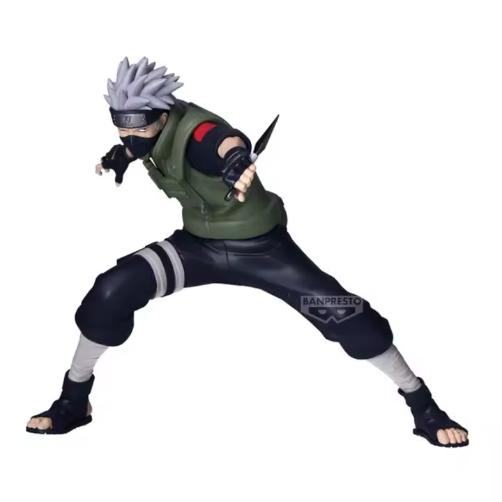 Figura Kakashi Hatake Vibration Stars Naruto Shippuden 13cmFigura  Coleccionable - Idea de Regalo- Mercancia Oficial - Juguetes para Niños y Adultos - Movies Fans - Muñeco para Coleccionistas y Exposición - 1