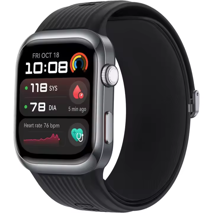 HUAWEI Watch D2, Pantalla AMOLED de 1,82, Monitorización en Tiempo Real de la Presión Arterial, ECG, Monitorización Exhaustiva del Sueño, SpO2, Asistencia Sanitaria Familiar, Llamadas, Negro - 1