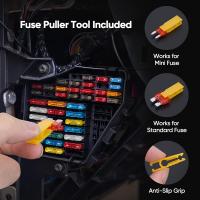 Kit De Fusibles Para Automóvil 300 Piezas Reemplazo De Fusibles Para coche/RV/motocicleta Camión (2A 3A 5A 7.5A 10A 15A 20A 25A 30A 35A 40A) - details 7