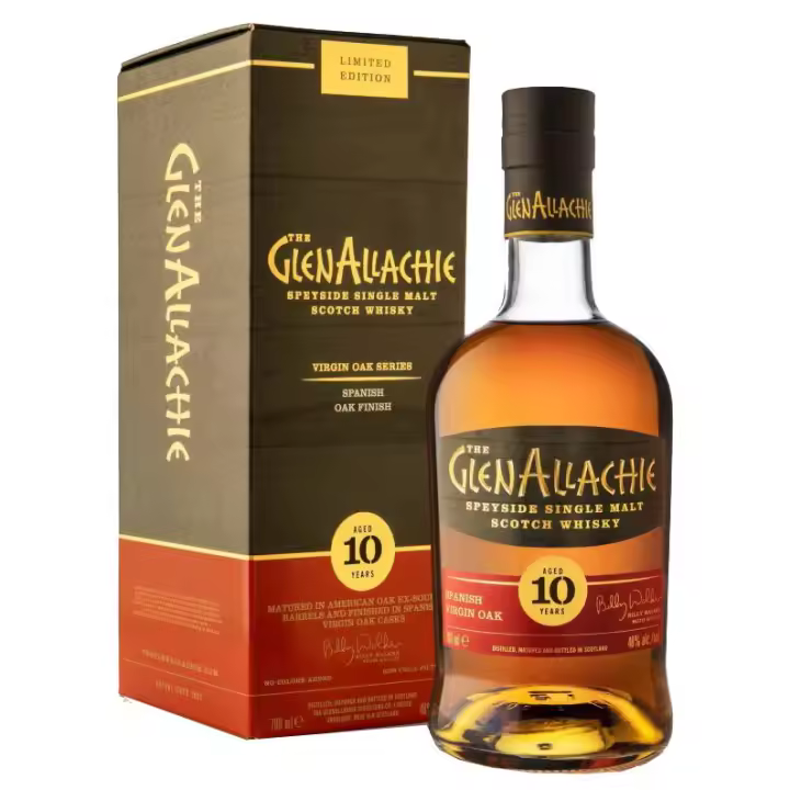 GLENALLACHIE 10YO VIRGIN SPANISH OAK S. M. WHISKY 70CL 48% - 1