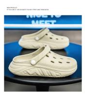 Zapatillas De Hombre Para El Jardín Y La Playa Zapatos De Comodidad Con Suela Gruesa Sandalias De Casa Exterior Clogs EVA Medio Tacón Estilo Sólido - details 6