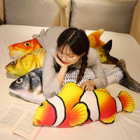 Muñeco De Peluche De Pecado Dorado 3D Simulación 30-80cm Almohada Creativa De Sofá Regalo Juguete De Animal Suave Para Niños Y Adultos - details 5