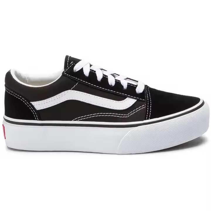 Zapatillas Vans Uy Old Skool Platfor para niñas en color negro - 1