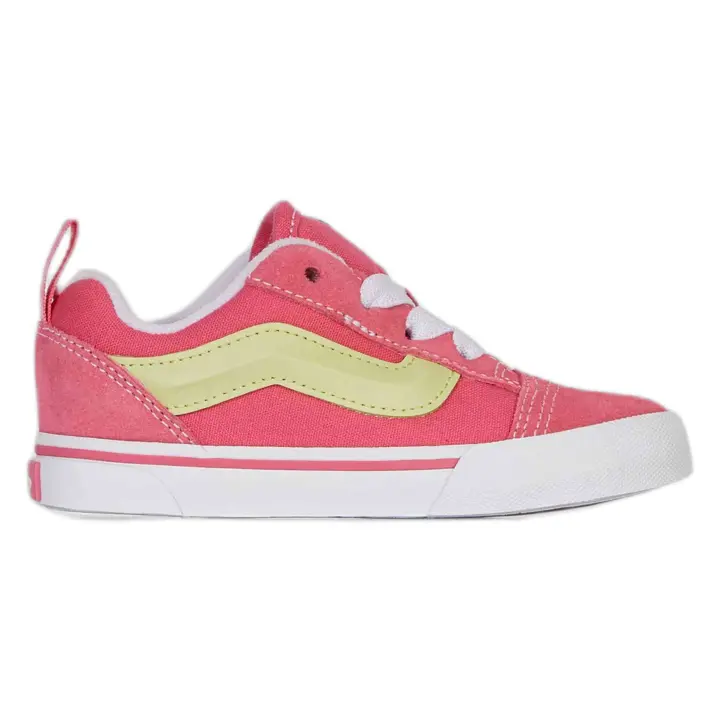 Zapatillas Vans Knu Skool Elastic Lace para niñas en color rosa - 1