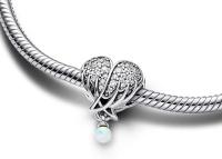 Colgante Pandora de plata de ley 925 con circonita cúbica para mujer, pulsera y collar, Día de la Madre - details 1