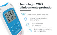 TensCare Perfect Tens+ 12 electrodos – Electroestimulador para Alivio del dolor. 2 Canales, con programas Clínicamente Comprobados para aliviar el dolor de espalda, Artritis y Lumbalgia - details 1