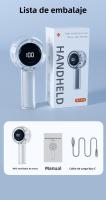 Ventilador de Ma 2025 - Mini Ventilador Portátil with Pantalla Digital, Adjustables y Type-C, Enfriamiento rápido para Estudiantes/Oficina, Diseño Ultra Silencioso y Seguro - details 15