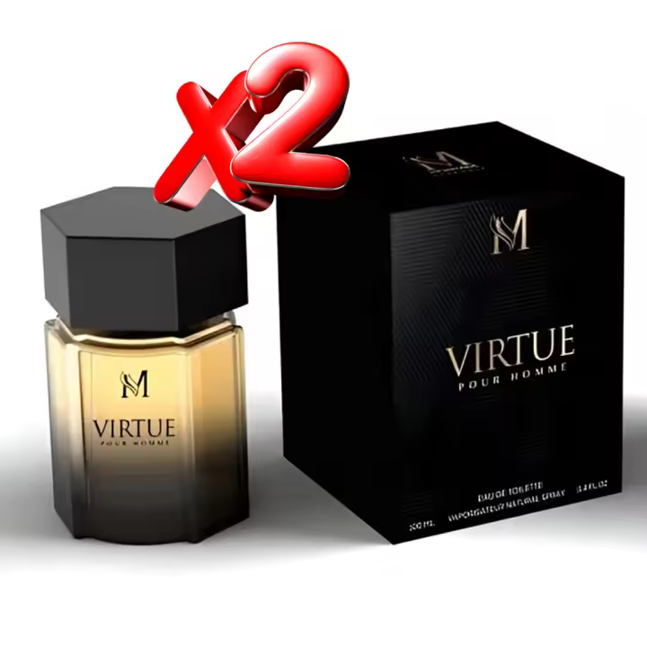2 UNIDADES Virtue Eau de Toilette para hombre 100ml Montage Brands Fragancia inspirada en otros perfumes Perfume masculino - 1