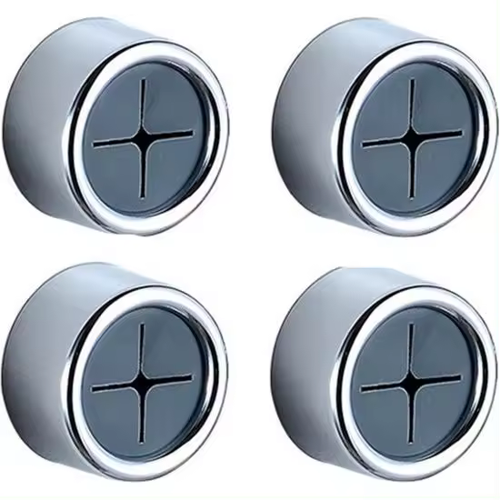 Juego de 4 autoadhesivos Adecuado para niños Gancho para colgar antigolpes sin taladrar Gancho Cromo Paño de cocina con sistema Click - - 1